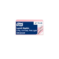 TORK Servett TORK Lunch 3-lags ljrosa 150/fp