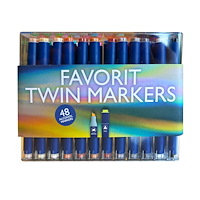 Legind A/S Dual markers, 2-i-1-tusch : 48 st i ask