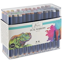 Legind A/S Dual markers, 2-i-1-tusch : 48 st i ask