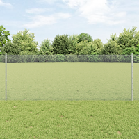 vidaXL Stängselstolpar 5 st U-Kanal 80 cm Galvaniserat stål