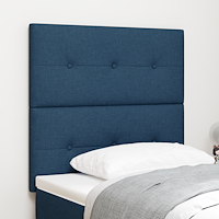 vidaXL LED Sänggavel Blå 80 cm Tyg
