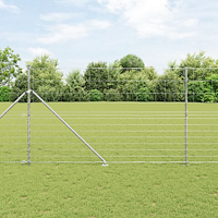 vidaXL Fältstängsel 1,5x25 m Galvaniserat Stål