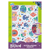 Legind A/S Stitch klistermärken med glitter : 8 ark, A5