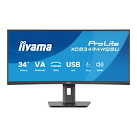 Iiyama iiyama ProLite XCB3494WQSU-B1 - LED-skärm - böjd - 34" - HDR