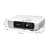 EPSON Epson EB-W55 - 3LCD-projektor - bärbar - 802.11n trådlös/Miracast - vit