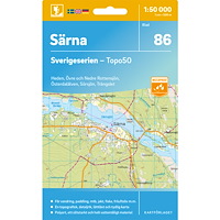 Kartförlaget 86 Särna Sverigeserien Topo50