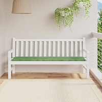 vidaXL Dyna för trädgårdsbänk bladmönster 180x50x4 cm oxfordtyg