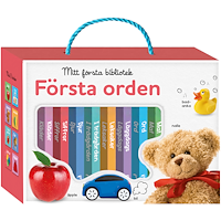 Tukan Förlag Mitt första bibliotek. Första orden (bok, board book)
