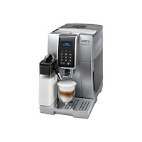 Delonghi De'Longhi DINAMICA ECAM 350.75.S - automatisk kaffekokare med mjölkskummare - 15 bar - silver/svart
