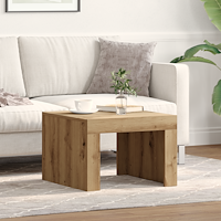 vidaXL Kaffeebord artisan ek Konstruerat trä