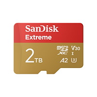 SANDISK SanDisk Extreme - flash-minneskort - 2 TB - mikroSDXC UHS-I