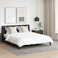 vidaXL Duntäcke med kudde 3 pcs Vit 200 x 200 cm Dun