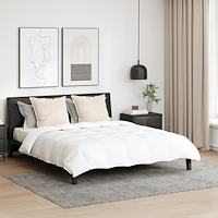 vidaXL Duntäcke med kudde 3 pcs Vit 240 x 200 cm Dun