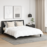 vidaXL Duntäcke med kudde 3 pcs Vit 200 x 220 cm Dun