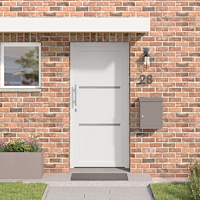 vidaXL Framdörr Vit 98 x 208 cm PVC
