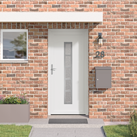 vidaXL Framdörr Vit 98 x 200 cm PVC