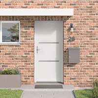 vidaXL Framdörr Vit 98 x 208 cm PVC