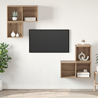 vidaXL TV-bänkset 4 pcs artisan ek 37 x 37 x 72 cm Konstruerat trä