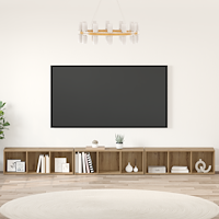 vidaXL TV-skåp 3 pcs artisan ek 37 x 35 x 107.5 cm Träkomposit