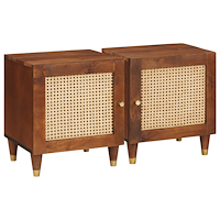 vidaXL Sängbord 2 pcs 40 x 33.5 x 46 cm