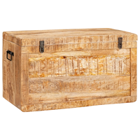 vidaXL Förvaringslåda Brun 70 x 35 x 40 cm massivt mangoträ