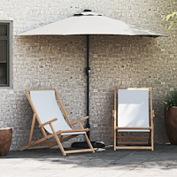 vidaXL Trädgårdsparasol Sand 294 x 150 x 223 cm tyg