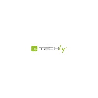 TECHLY TECHly monteringssats - fixerad - för böjd/platt panel - svart