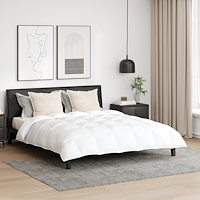 vidaXL Duntäcke 3 pcs Vit 200 x 200 cm Dun