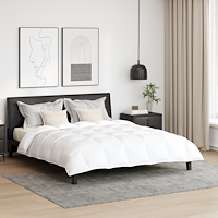 vidaXL Duntäcke Övrigt med kudde 3 pcs Vit 240 x 200 cm Dun