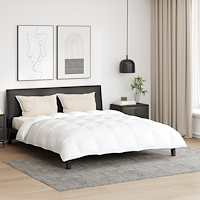 vidaXL Duntäcke Övrigt med kudde 3 pcs Vit 200 x 220 cm Dun