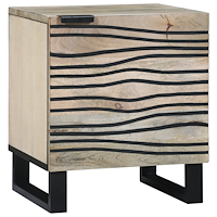 vidaXL Sängbord Naturfärg 40 x 33.5 x 46 cm