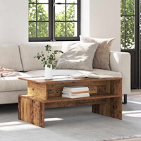 vidaXL Kaffeebord Gammalt trä 90 x 55 x 42.5 cm Konstruerat trä
