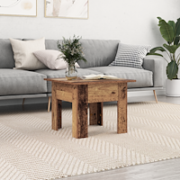 vidaXL Kaffe Bord Gammal trä 55 x 55 x 42 cm