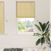 vidaXL Fönsterpersienner & Gardiner Naturfärg 80 x 160 cm Bambu