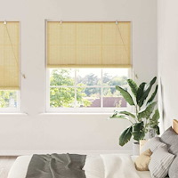vidaXL Fönsterpersienner & Gardiner Naturfärg 150 x 220 cm Bambu
