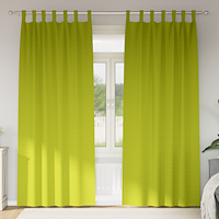 vidaXL Gardiner med gardiner 2 pcs Äppelgrön 260 x 140 cm Polyester