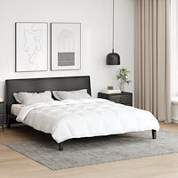 vidaXL Quilts & Duvets Vit 200 x 200 cm Dun