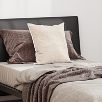 vidaXL Kudde med kudde Vit 50 x 50 cm 130gsm 100% bomull