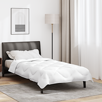 vidaXL Quilts & Duvets Vit 155 x 220 cm Mikrofiber