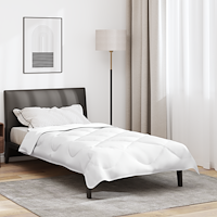 vidaXL Quilts & Duvets Vit 140 x 220 cm Mikrofiber