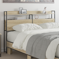 vidaXL Förvaringshuvudgavel Sonoma oak 120 cm Konstruerat trä
