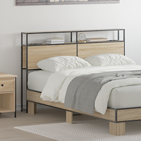 vidaXL Förvaringshuvudgavel Sonoma oak 140 cm Konstruerat trä