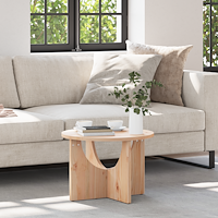 vidaXL Kaffeebord Naturlig 50 x 50 x 35 cm Massiv furu