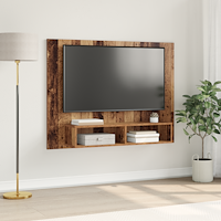 vidaXL Vägg TV Skåp Gammal trä 120 x 23.5 x 90 cm Konstruerat trä