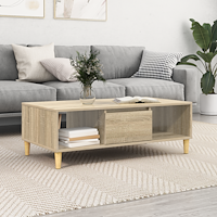 vidaXL med lagring med dörr Sonoma ek 103.5 x 60 x 35 cm Konstruerat trä