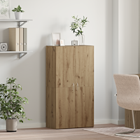 vidaXL Kontorsskåp artisan ek 60 x 32 x 115 cm Konstruerat trä