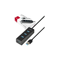 AXAGON AXAGON HUE-S2BL - hubb - 4 portar