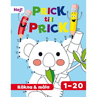 Tukan Förlag Prick till prick: Räkna och måla
