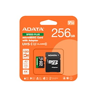 ADATA ADATA SPEED PLUS - flash-minneskort - 256 GB - SDXC UHS-I