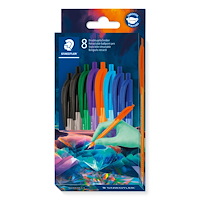 Staedtler A/S STAEDTLER® triangular ballpoint pen - dark